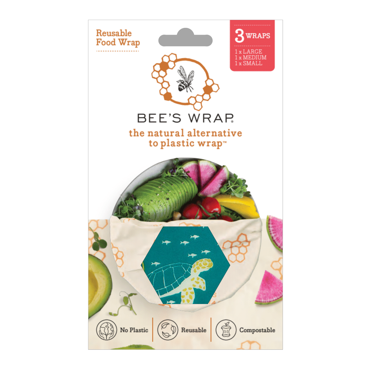 Bee's Wrap - Assorted 3 Pack - Oceans