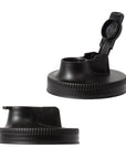 Jarware Black Spout Lid for Wide Mouth Mason Jar