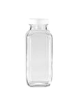 Fox Run Square Glass Milk Bottle, Leaf-Proof 16.9 oz