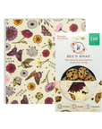 Bee's Wrap - Large Wrap - Meadow Magic, Vegan wax