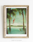 Crocodile Jumper Art Print - 8.5" X 11"