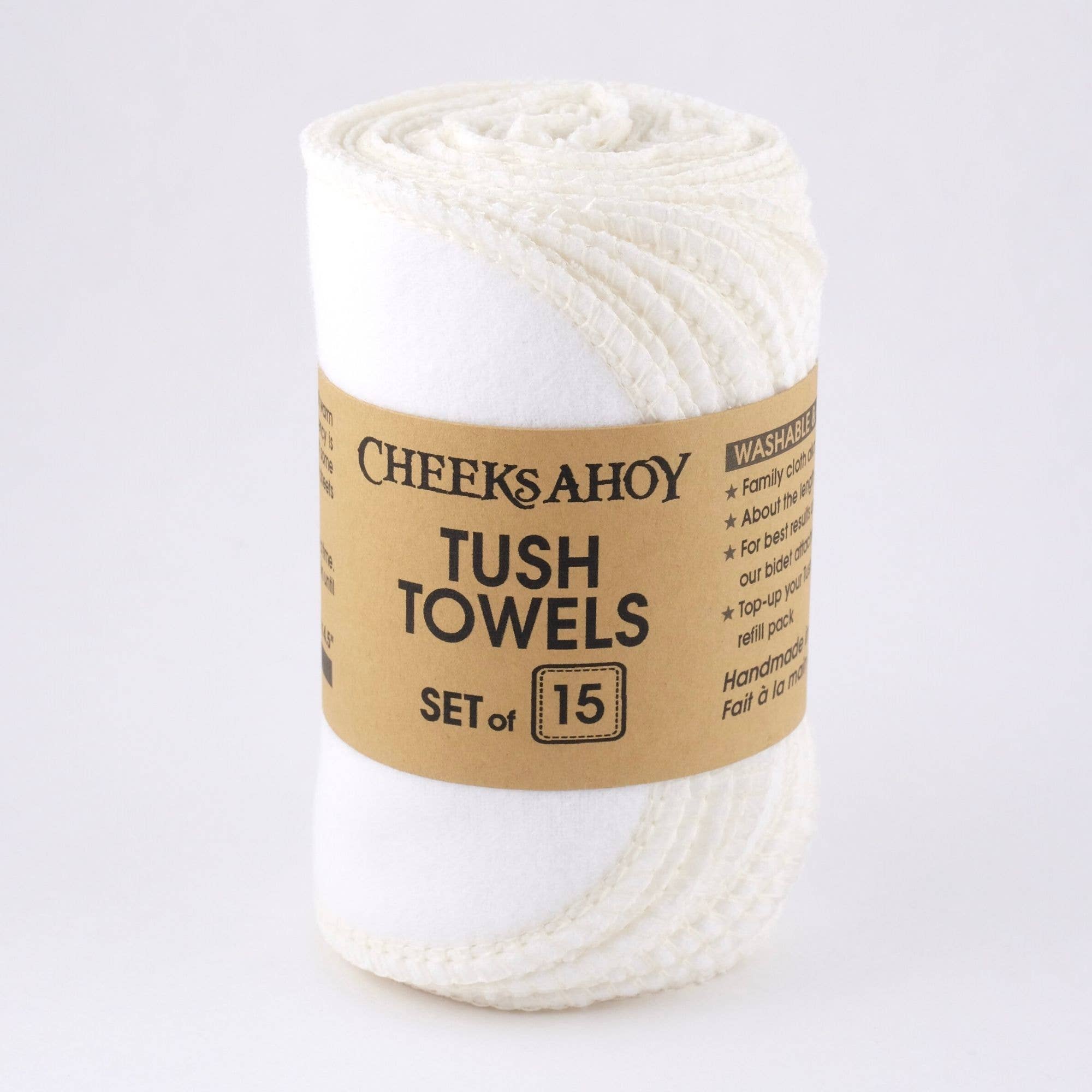 Tush Towels - Reusable Toilet Tissue