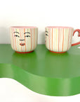 Striped Face Mug