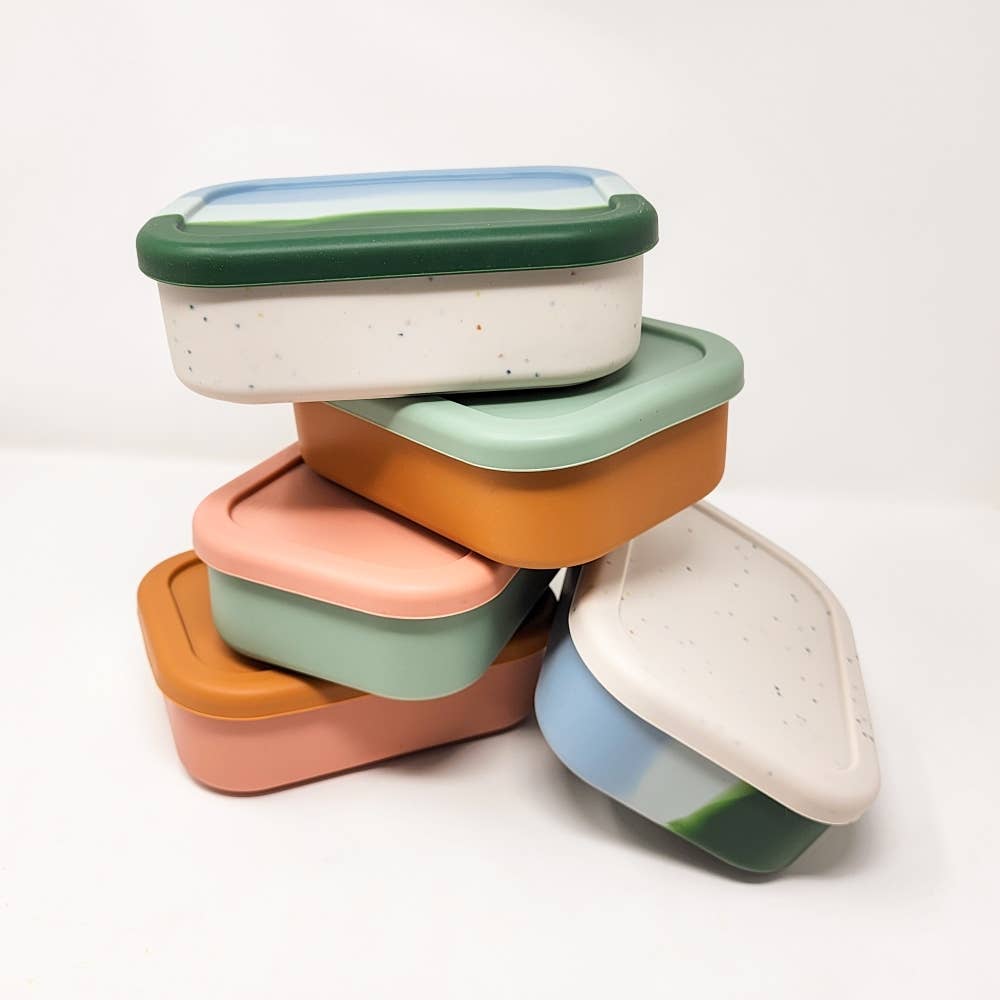 Silicone Bento Box - Reusable Lunch Boxes