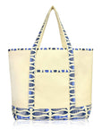 Cotton Canvas Tote Bag (Zippered Top)
