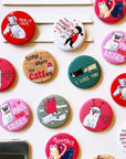 Badge Bomb - Toilet Paper Kitty Big Magnet
