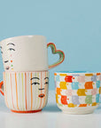 Striped Face Mug