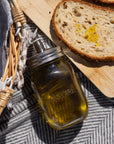 Jarware Glass Mason Jar and Oil Cruet Lid