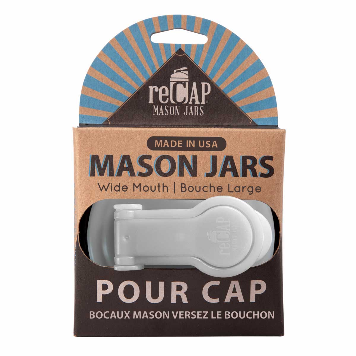Mason Jar Pour Lid, by reCAP®
