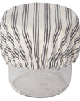 Ticking Stripe Mini Bowl Cover Set of 3