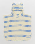 Kids Character Hooded Towel Sammy the Seagull Blue Stripe