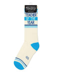 Teacher Of The Year Gym Crew Socks