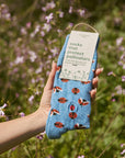 Socks that Protect Pollinators (Blue Ladybugs)