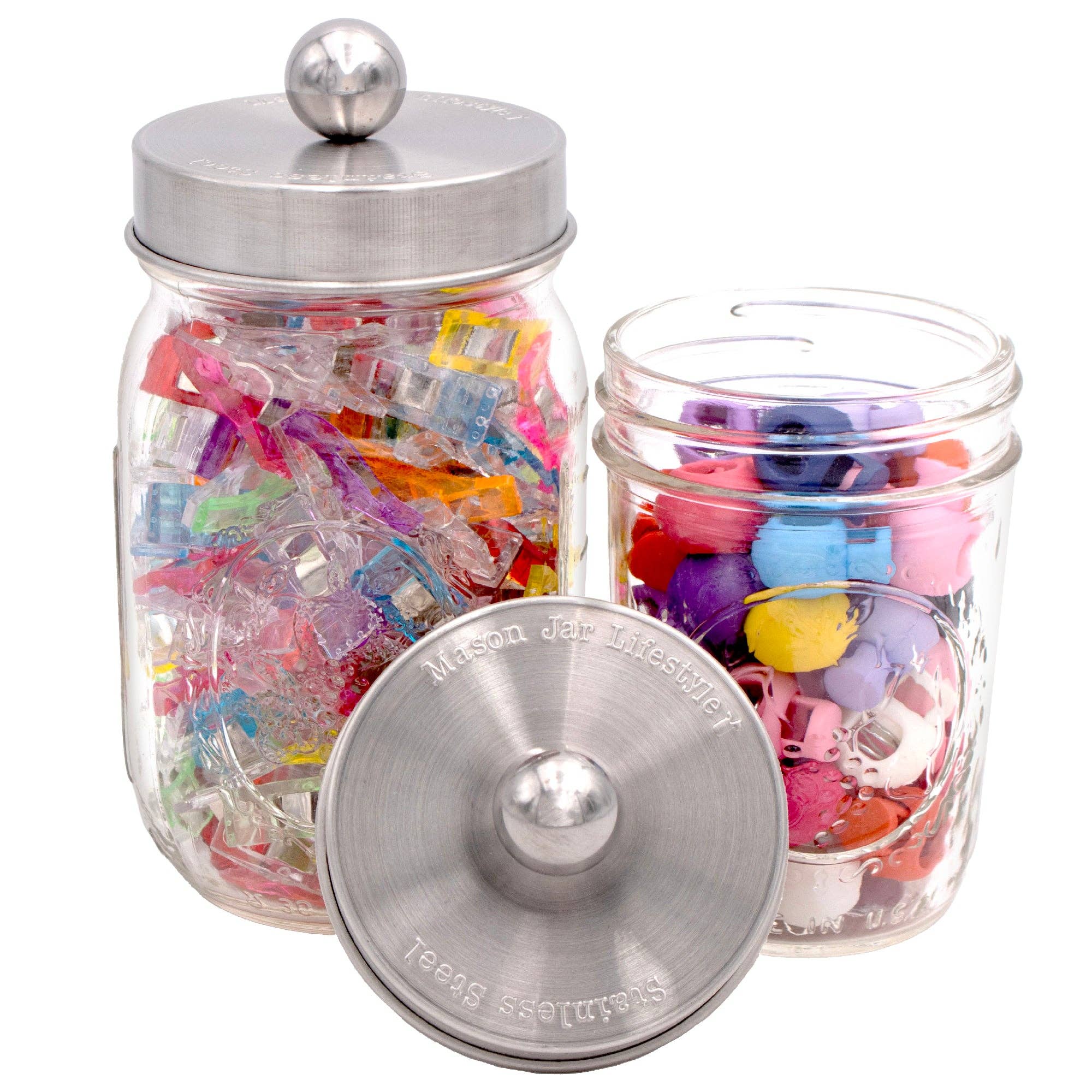 Mason Jar Lifestyle - Apothecary Stainless Steel Lid for Mason Jars