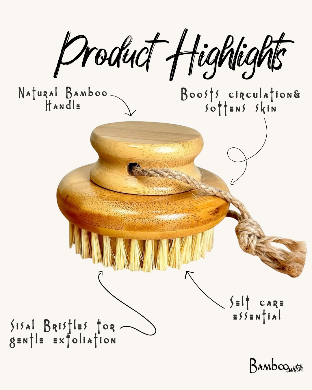 Bamboo Body Dry Brush