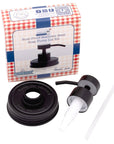 Mason Jar Lifestyle - Matte Black Soap Pump Lid Kit for Mason Jars