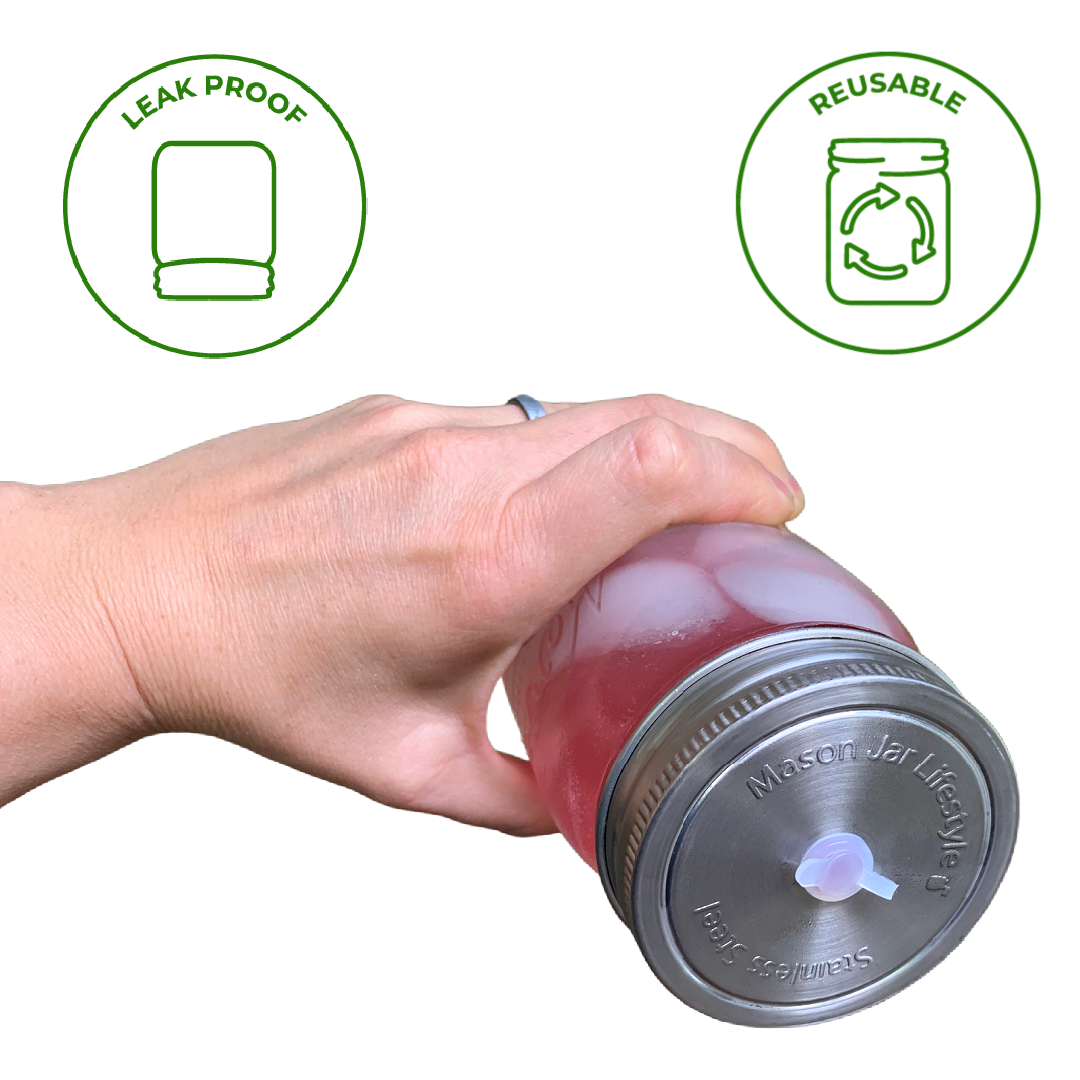 Mason Jar Lifestyle Tumbler Lids - Thumbnail 4