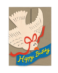 Isatopia - Happy Birthday Bird - Die Cut Card
