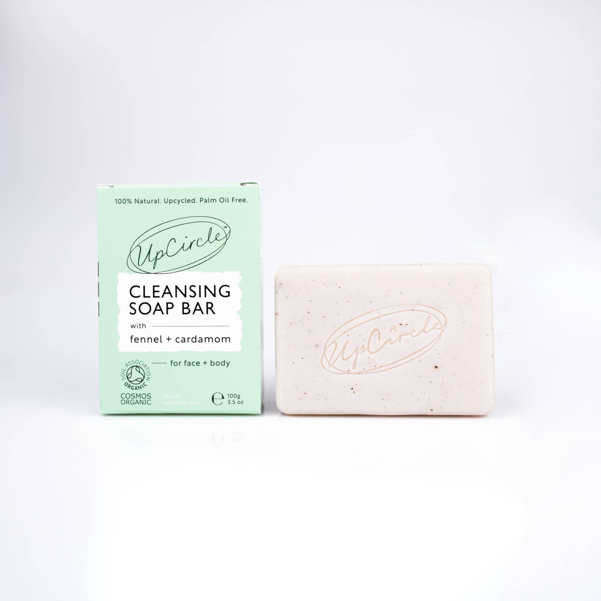 Natural Vegan Cleansing Soap Bar - Fennel + Cardamom