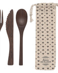 Danica Heirloom - On The Go Ebony Cutler Set of 3 with Carry Bag