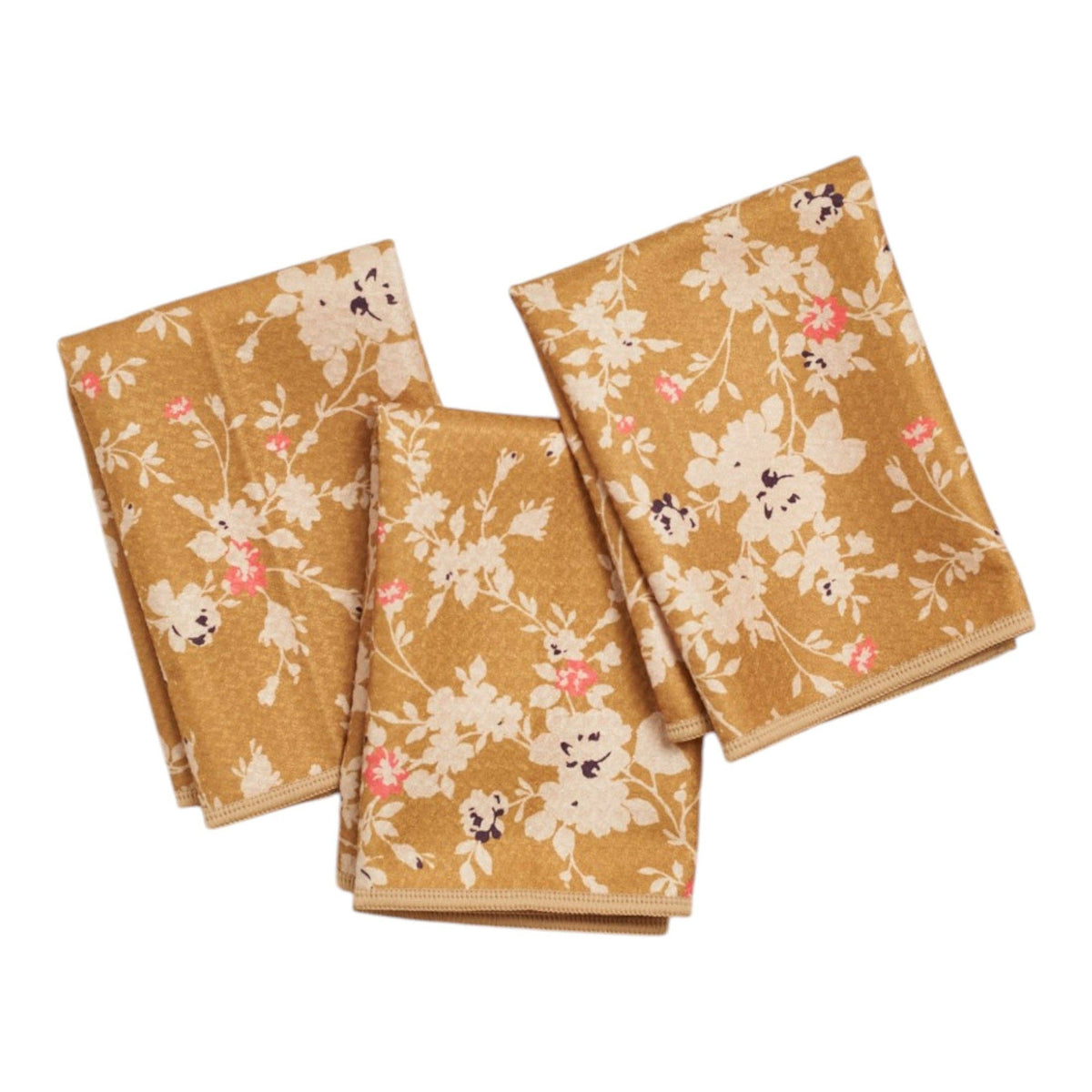 Mighty Mini Towel (Set of 3) Reversible - Signature Collection Pressed Petals