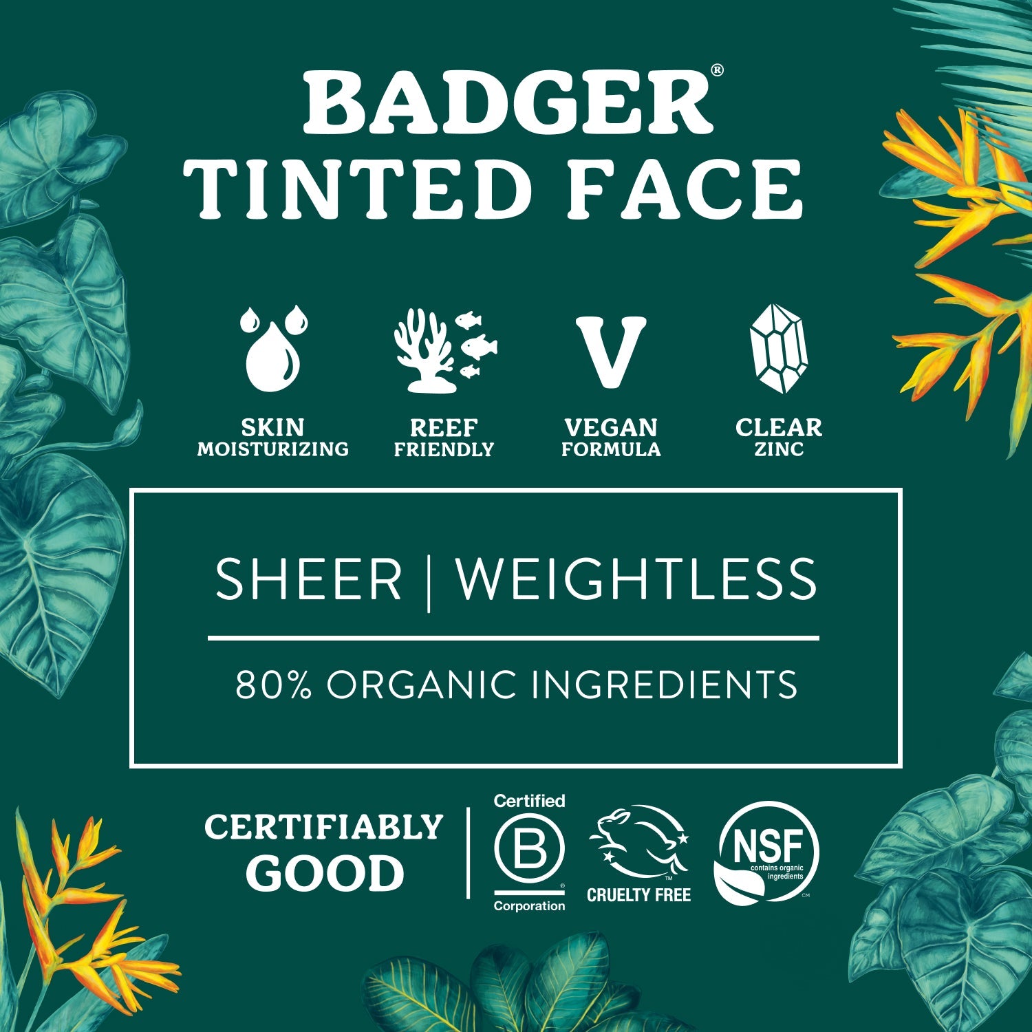 Tinted Face Mineral Sunscreen - SPF 40