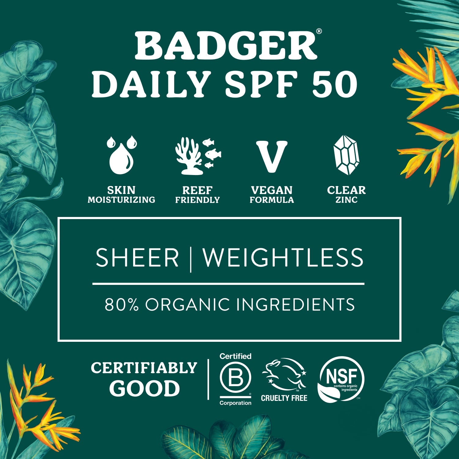 Daily Mineral Sunscreen - SPF 50