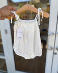 Strappy Linen Romper