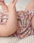 Pink Dino Bubble Romper