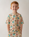 Smiley Check Boys Casual Set