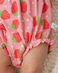 Strawberry Bubble Romper