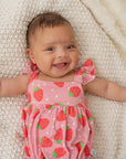 Strawberry Bubble Romper