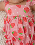 Strawberry Bubble Romper