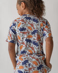 Blue Dino Boys Casual Day Set