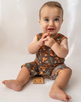 Highland Cow Shorty Tank Romper