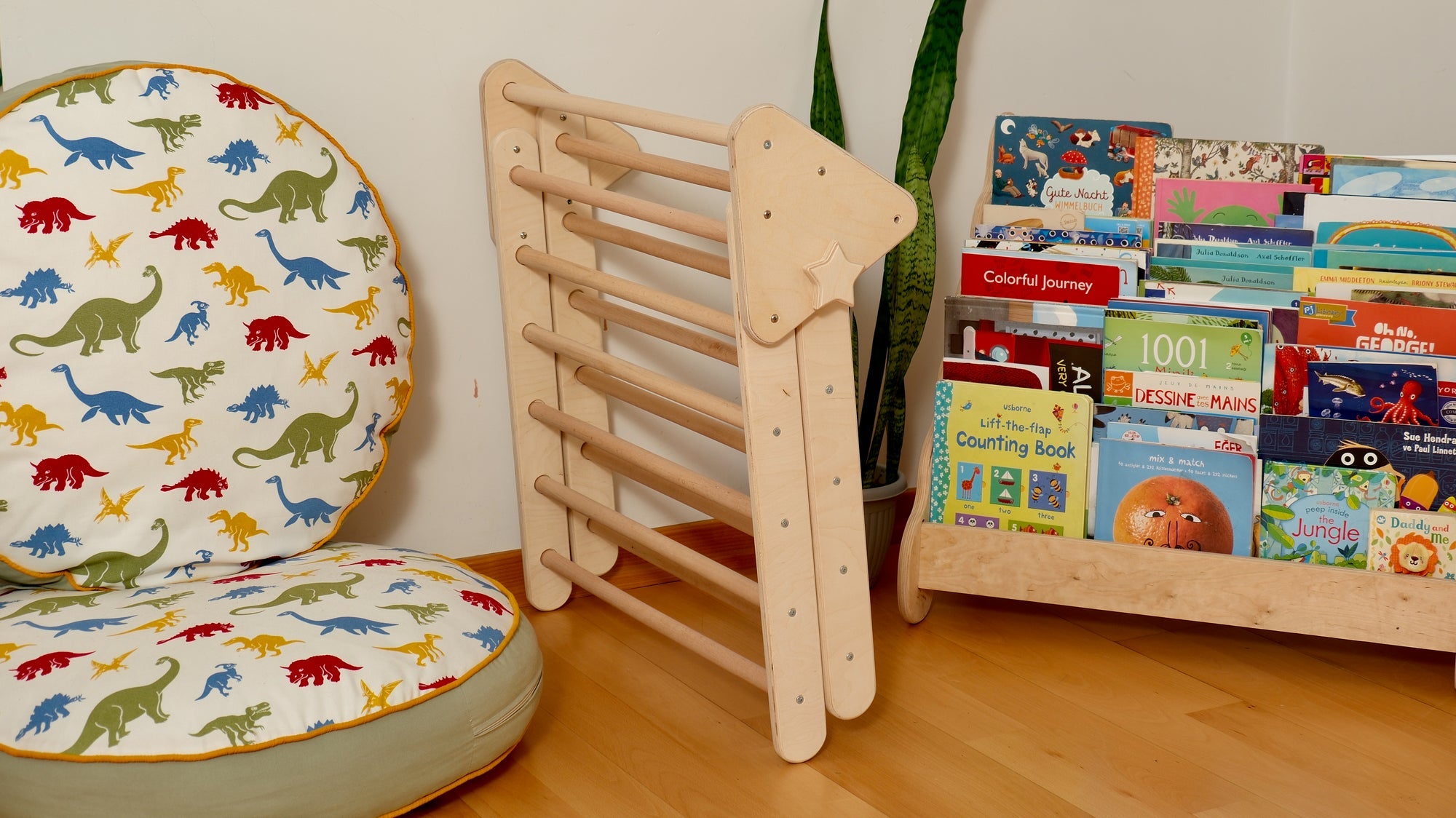 Montessori Indoor Playground | Pikler Triangle &amp; Climbing Arch