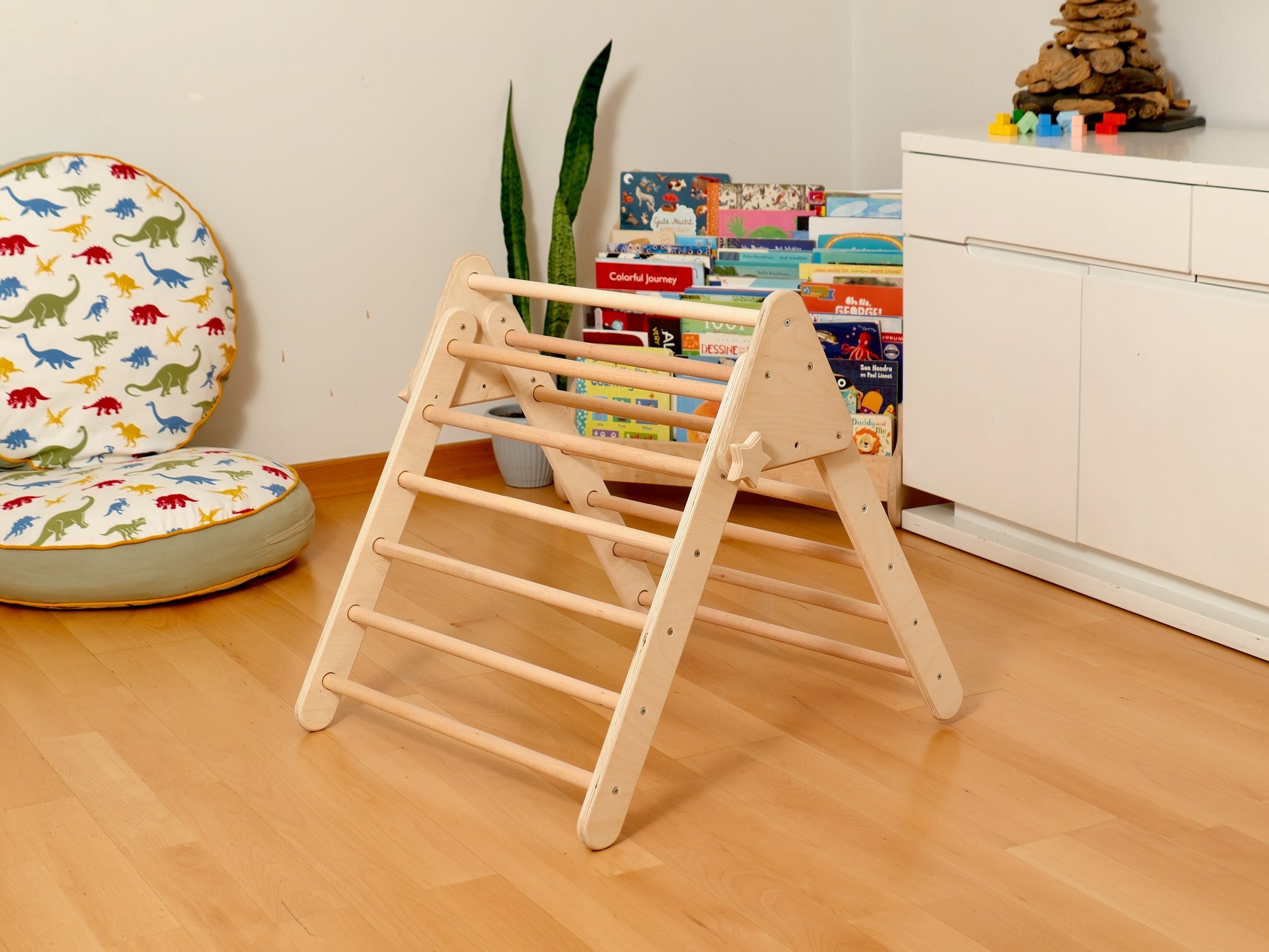 Montessori Indoor Playground | Pikler Triangle &amp; Climbing Arch