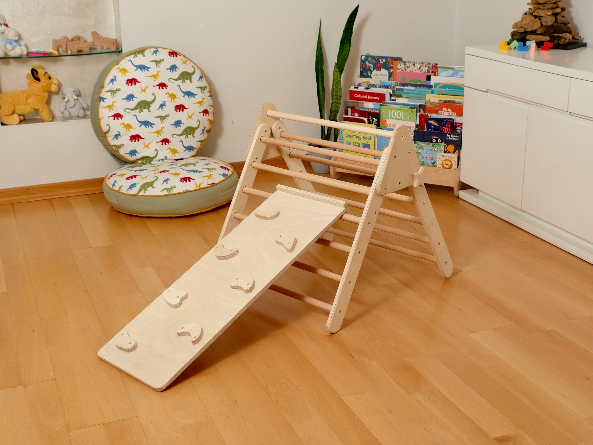 Montessori Indoor Playground | Pikler Triangle &amp; Climbing Arch