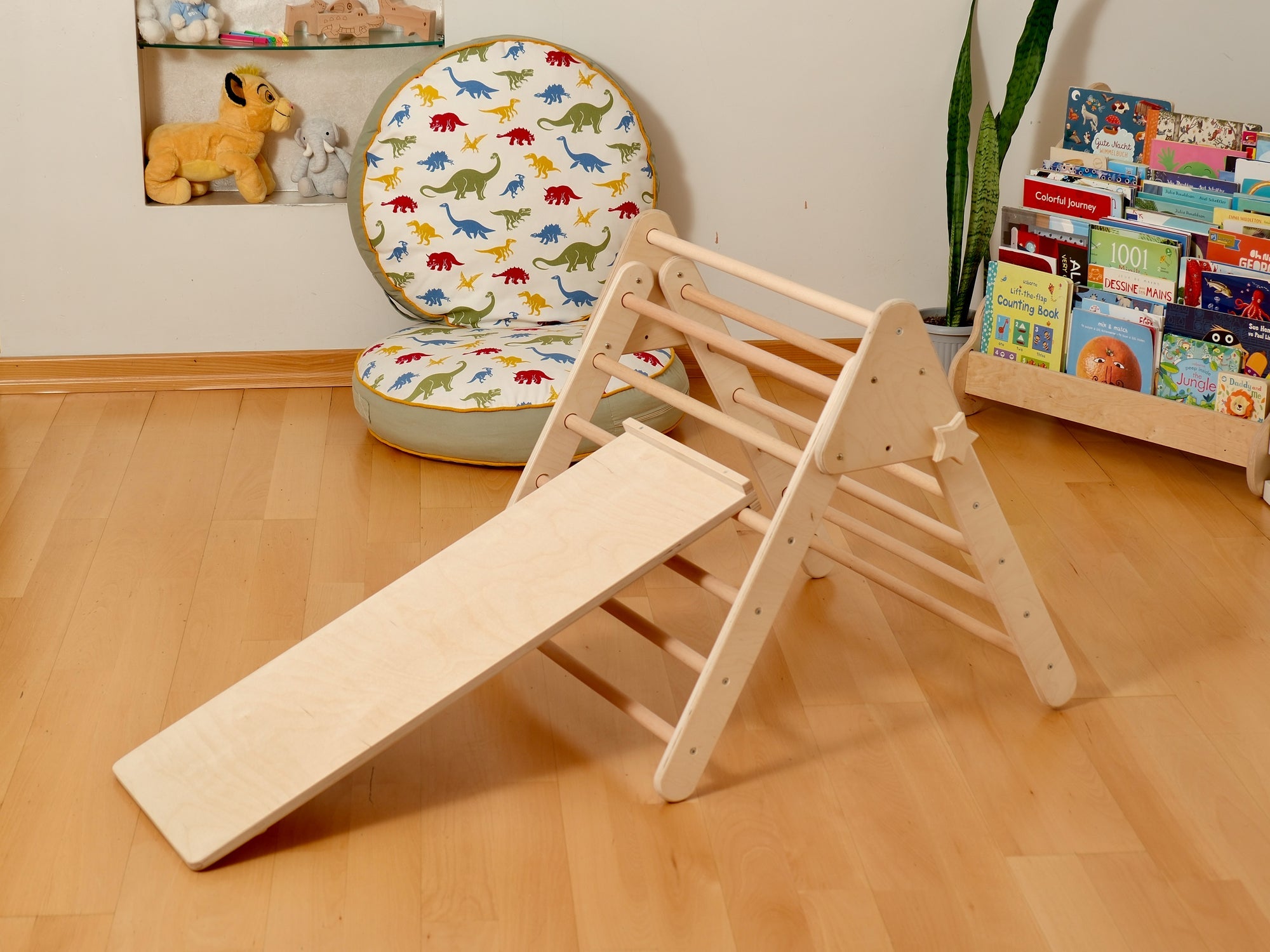 Montessori Indoor Playground | Pikler Triangle &amp; Climbing Arch