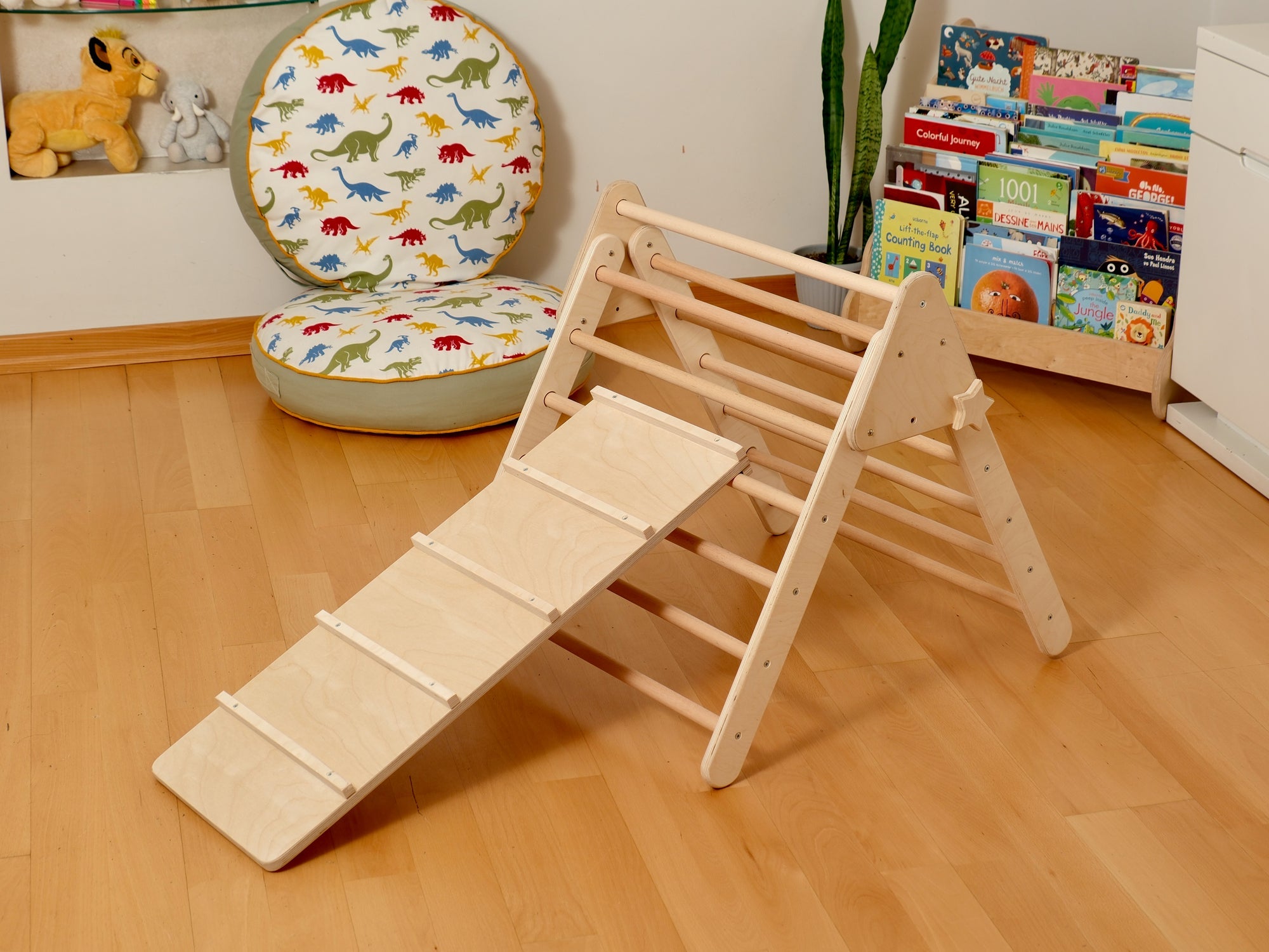 Montessori Indoor Playground | Pikler Triangle &amp; Climbing Arch