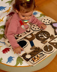Wooden Busy Board for Toddlers