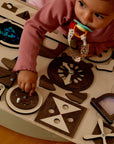 Wooden Busy Board for Toddlers