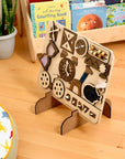 Wooden Busy Board for Toddlers