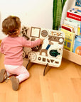Wooden Busy Board for Toddlers