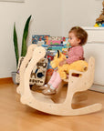 Toddler Rocking Chair and Table Set: Eco-Friendly by Kidodido