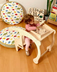 Toddler Rocking Chair and Table Set: Eco-Friendly by Kidodido