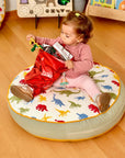 Kids Floor Pillow  Montessori Play Mat Large Toddler Cushion