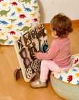 Wooden Busy Board for Toddlers