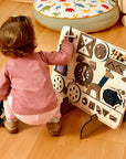 Wooden Busy Board for Toddlers