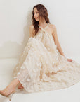 CLOUD NINE GOWN WOVEN ANKLE DRESS